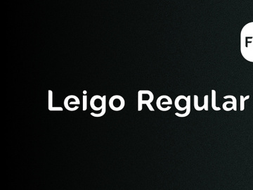 Leigo Regular - Free Font preview picture