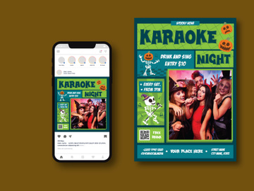 Karaoke Night Flyer preview picture