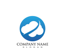 Cloud server data save upload logo