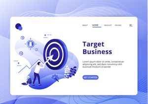Business Strategy set Illustration