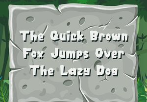 Rumbaz - Rimba, Forest, Game Font