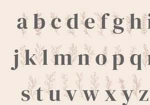 Dedaunan - Botanical Dingbat