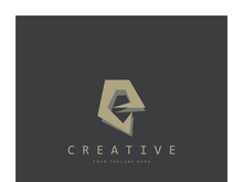creative letter e logo design, for brand, startup, business, company, identity, application, vector