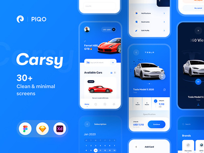 Cars shopping & renting apps