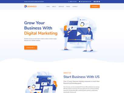 Digital Marketing Agency Website Templates