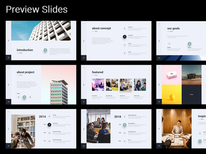 LYMO - Minimal Googleslide Presentation Template