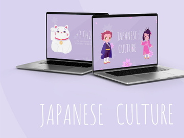 Pastel Cute Japan - Google Slides / Powerpoint Template preview picture