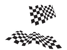 Race flag icon simple design illustration
