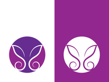 Beauty butterfly vector icon design