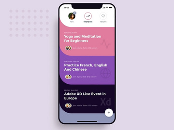Social Meet Up UI Kit preview picture