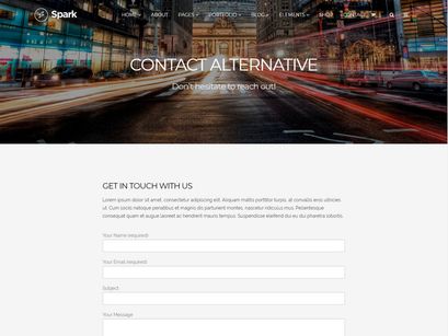 Spark - Portfolio WordPress Theme