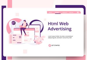 Media Advertising sets Illustration vol 1