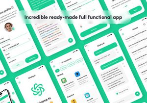 AI Chatbot App UI Kit
