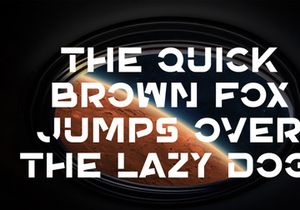 Space Broke - Modern Futuristic Font
