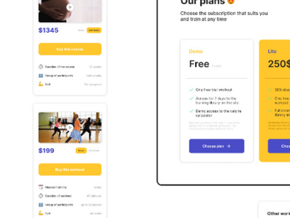 WebSite Template Skyfit For Figma And Photoshop