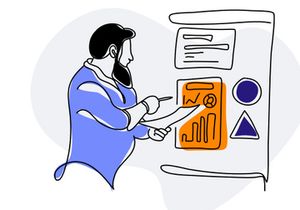 Financial Business Flat Illustration