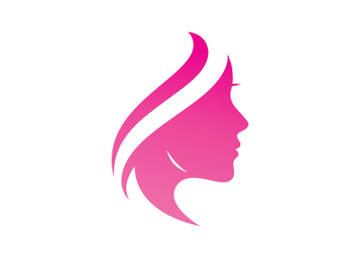 hair woman and face logo and symbols preview picture