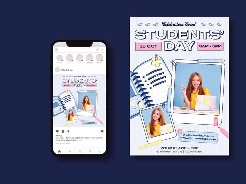 World Students Day Flyer