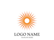 Sun vector illustration icon logo template design