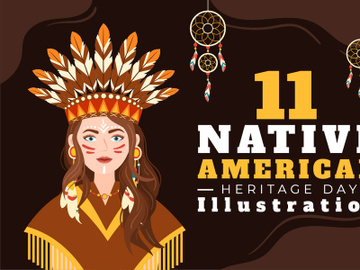 11 Native American Heritage Day Illustration preview picture