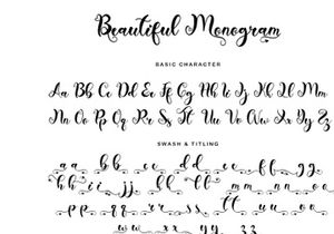 Beautiful Monogram