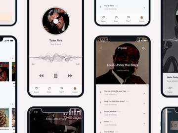 L’euphorie Music UI Kit preview picture