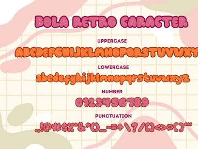 Bola Retro - Cute Bubble Retro Font