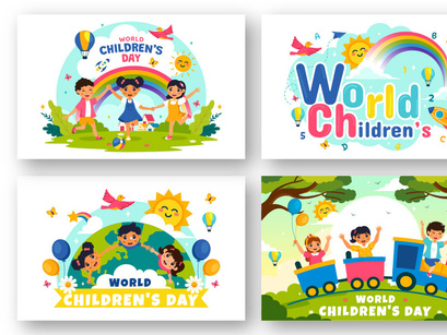 11 World Children's Day Illustration