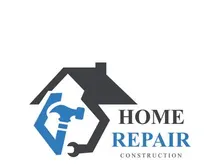 Home Repair logo design with handyman modern service template