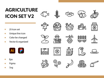 Agriculture Icon Set V2 preview picture