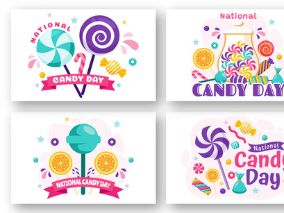 10 National Candy Day Illustration