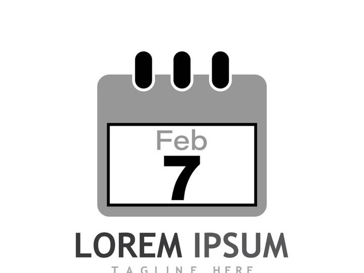 Calendar logo design.