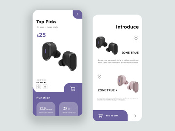 Earbuds ui preview picture