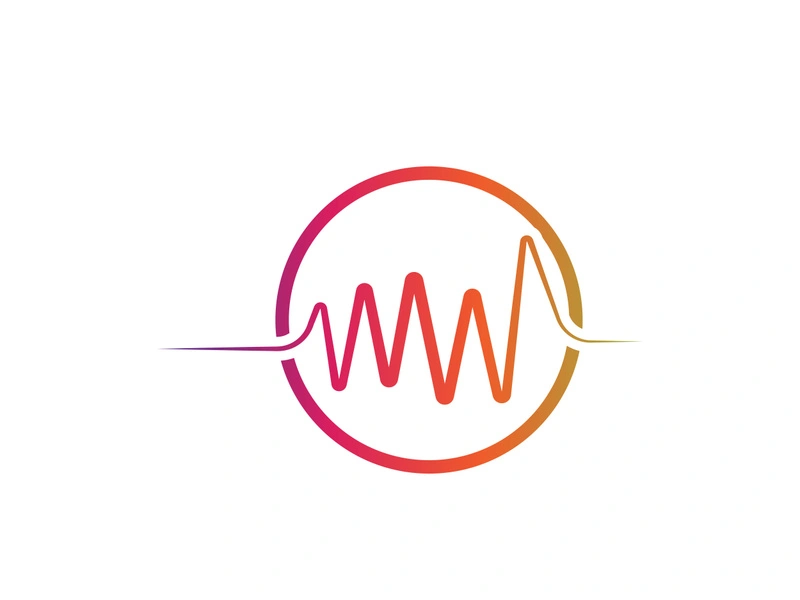 Sound waves vector illustration