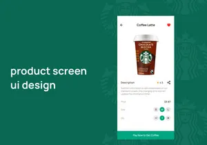 Starbucks Coffee App UI Design - Figma