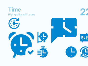 Time Icons preview picture