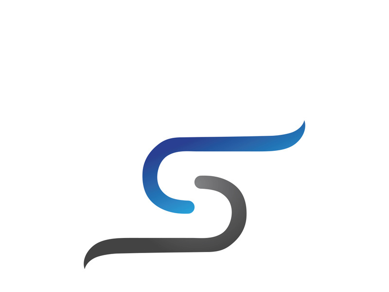 S logo Business corporate letter design vector