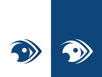 Eye logo icon design template illustration preview picture