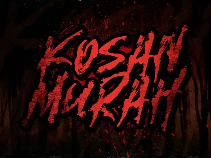Kosan Murah! - Horror Font