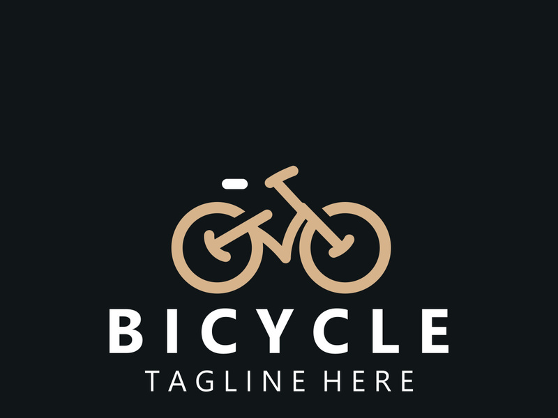 Bicycle icon template design inspiration. Bicycle store Quality symbol vector