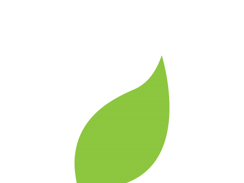 Leaf logo vector icon design template