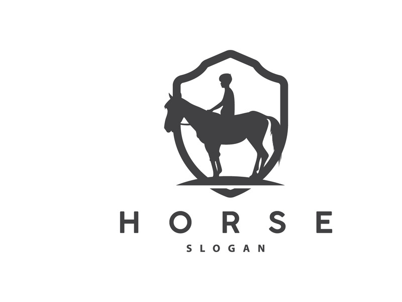 Horse Logo, West Country Farm Ranch Cowboy Logo Design