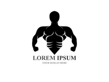 Vector object and Icons for Sport Label  Gym Badge  Fitness Logo Design