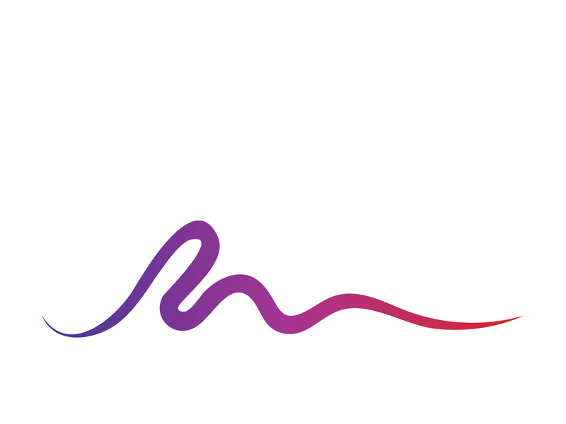 Sound waves vector illustration design template