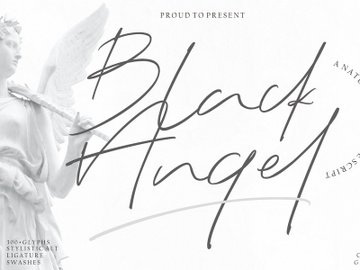 Black Angel Natural Signature Script preview picture