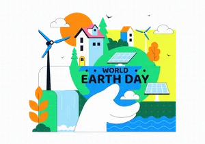10 World Earth Day Illustration