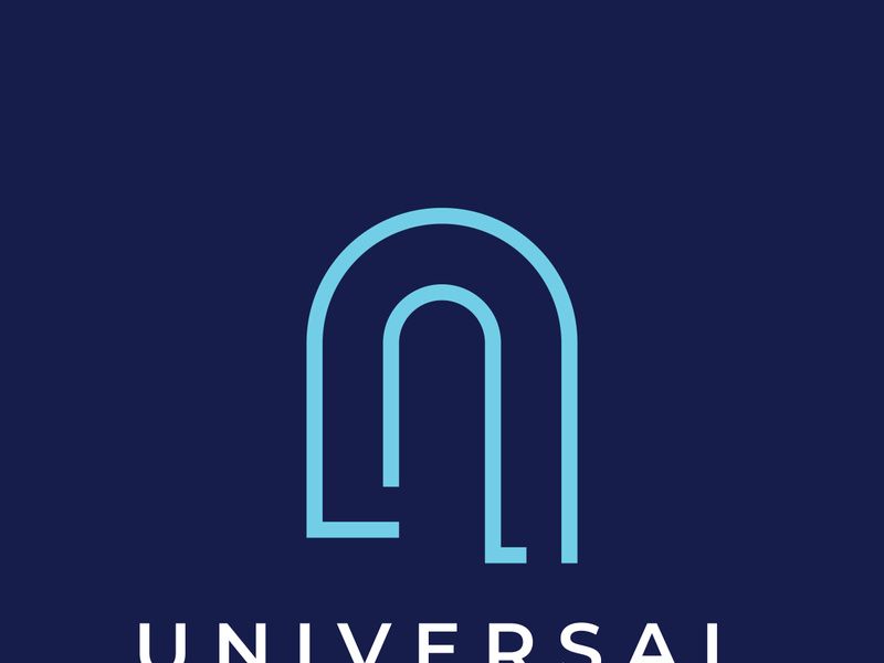 Abstract creative logo element is universal, can be used for business, brand, company, business card, property or building.