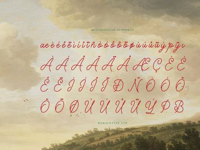 Holany Calira | Monoline Script