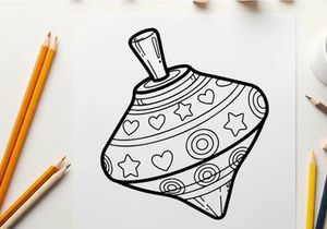 Christmas gift tag charm vector illustration flat design