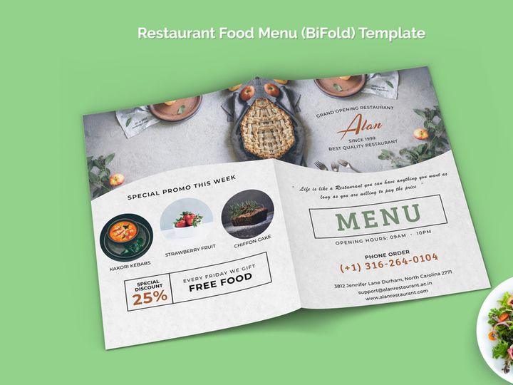 Restaurant Food Menu Bifold-01